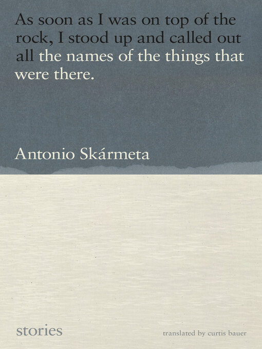 Title details for The Names of the Things That Were There by Antonio Skármeta - Available